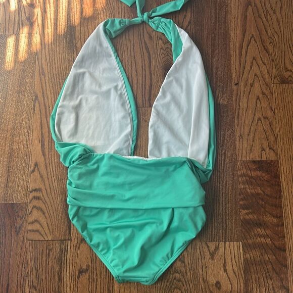 BANANA REPUBLIC TWISTED KNOT REMAKE SWIMSUIT Size Large - Picture 3 of 4